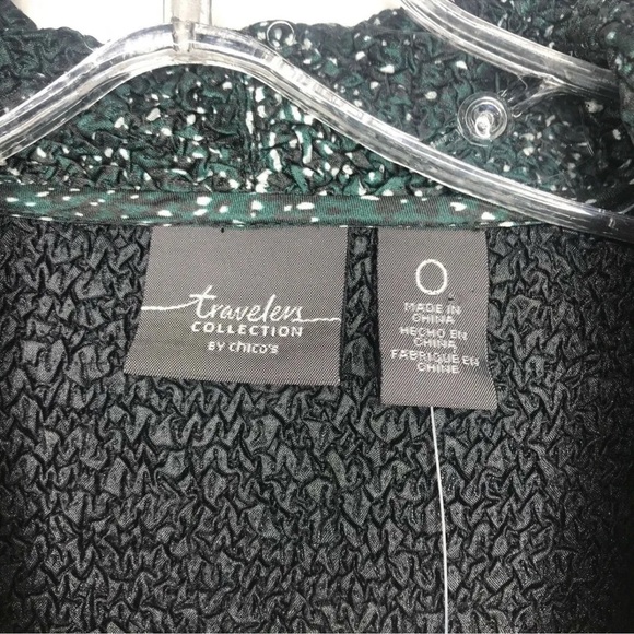 Chico's Travelers Collection Crushed Open Front Jacket - Picture 4 of 8